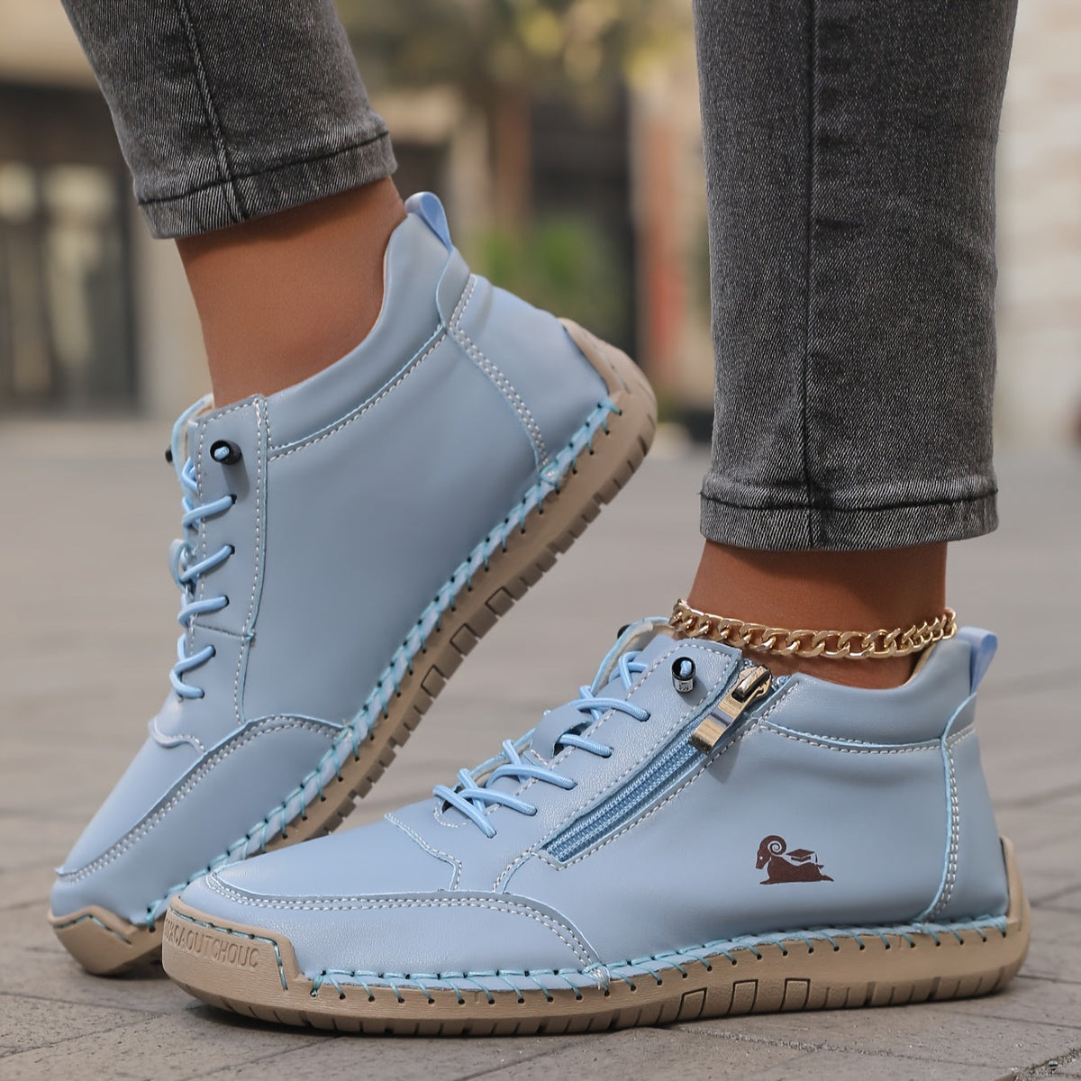Nélida | Zapatos Cómodos con Cremallera