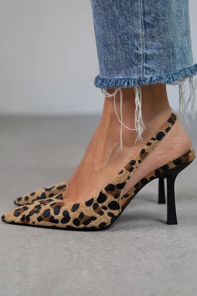 Idalia | Zapatos de Salón Animal Print