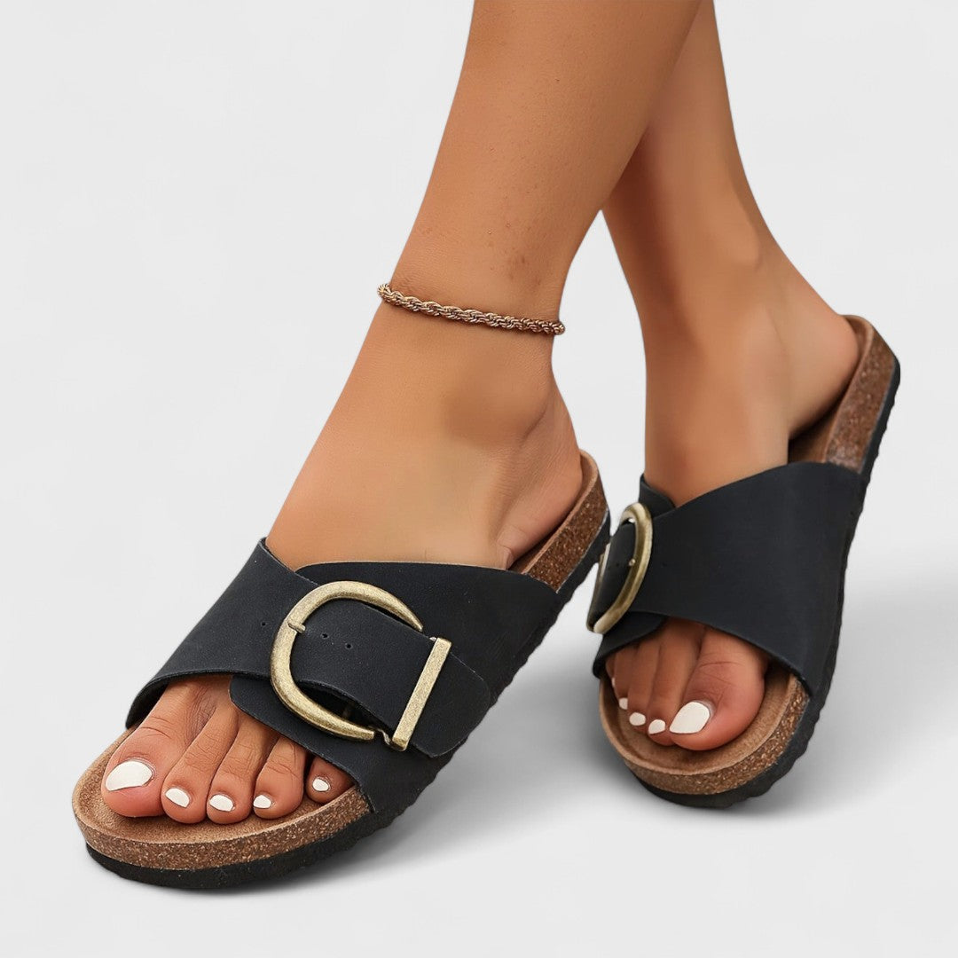 Celeste | Sandalias de Pala Cómodas