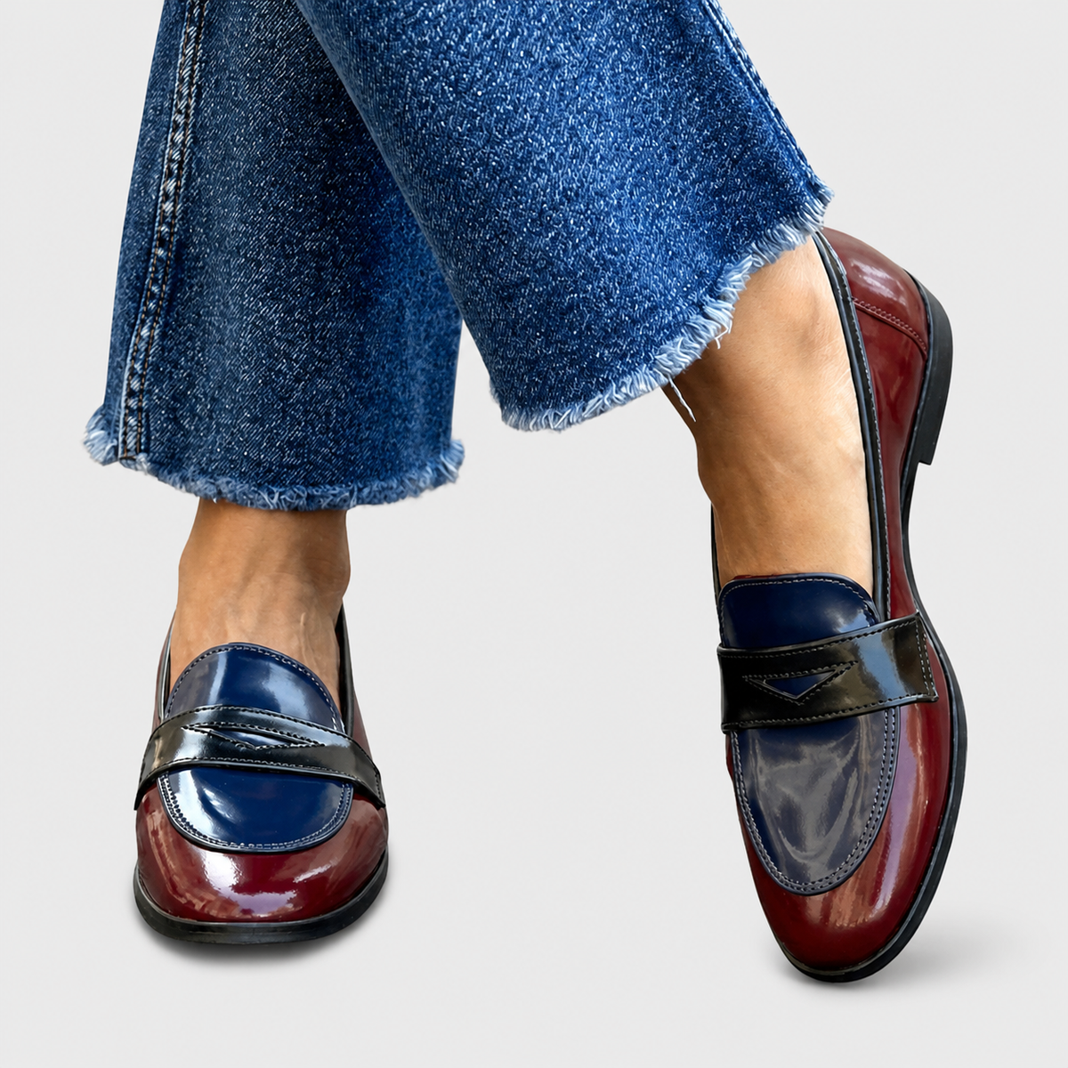 Bea | Mocasines Bicolor