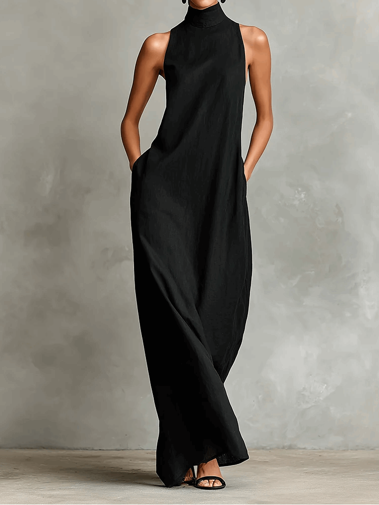 Fidela | Vestido Fluido de Estilo Cruzado