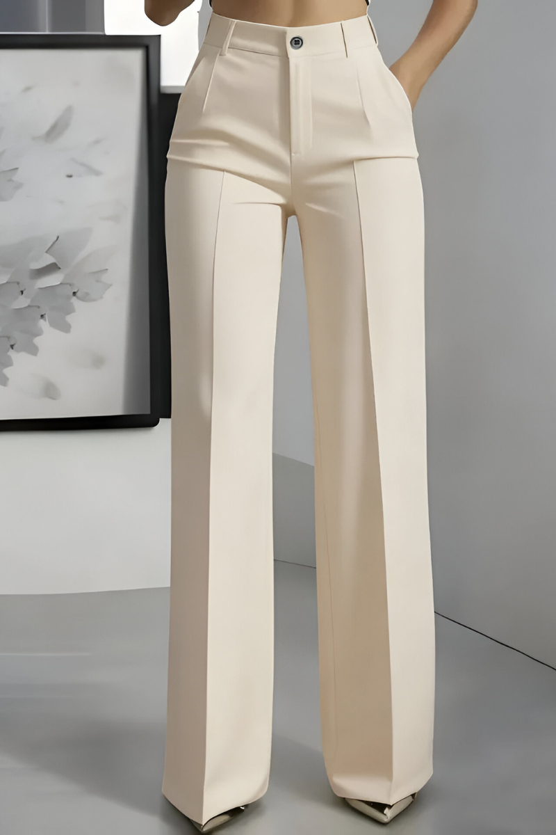 Eleonora | Pantalones Elegantes de Tiro Alto