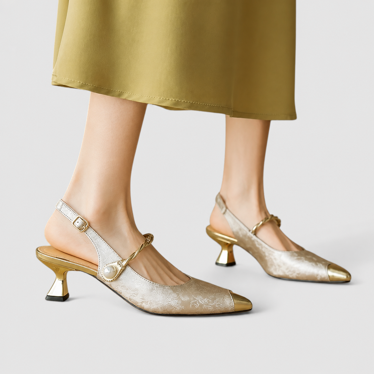 Valeria | Zapatos de Tacón Ancho