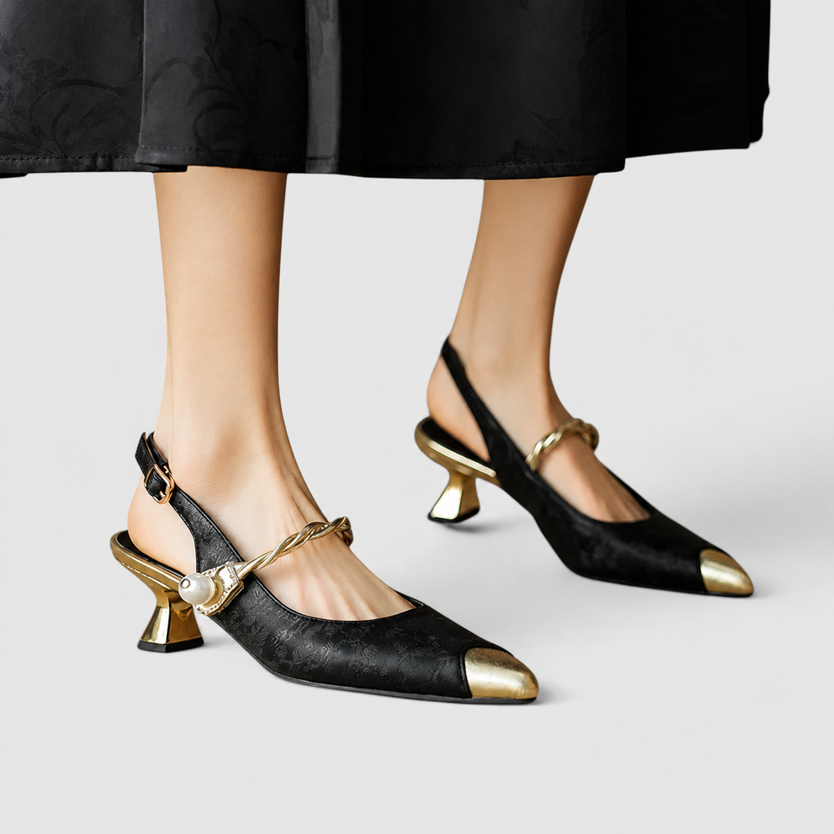 Valeria | Zapatos de Tacón Ancho