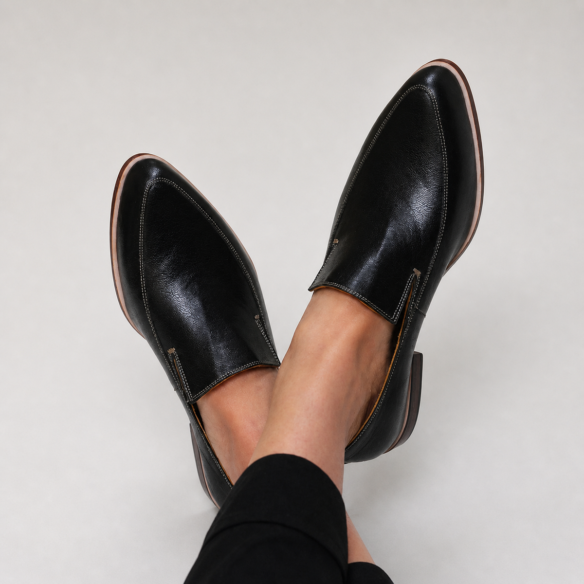 Telma | Mocasines Patchwork Negros