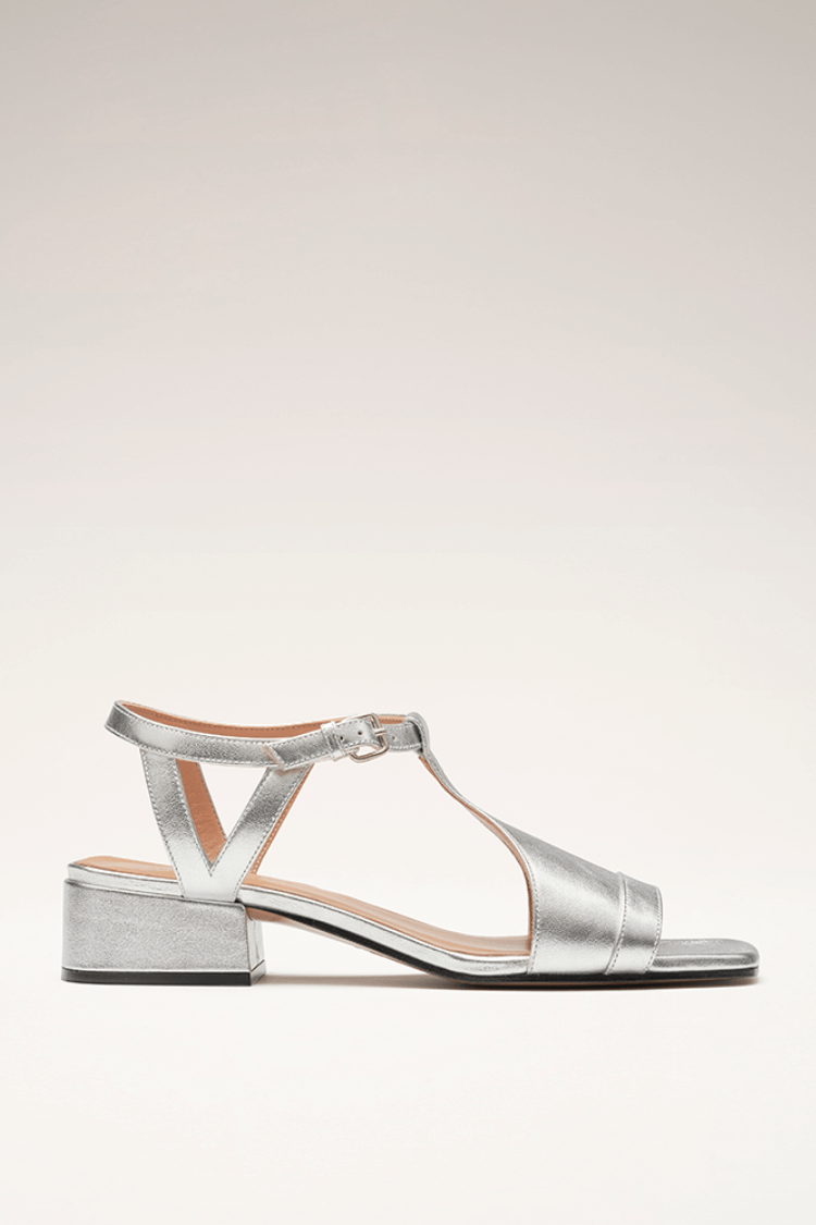 Dayana | Sandalias Plateadas de Verano