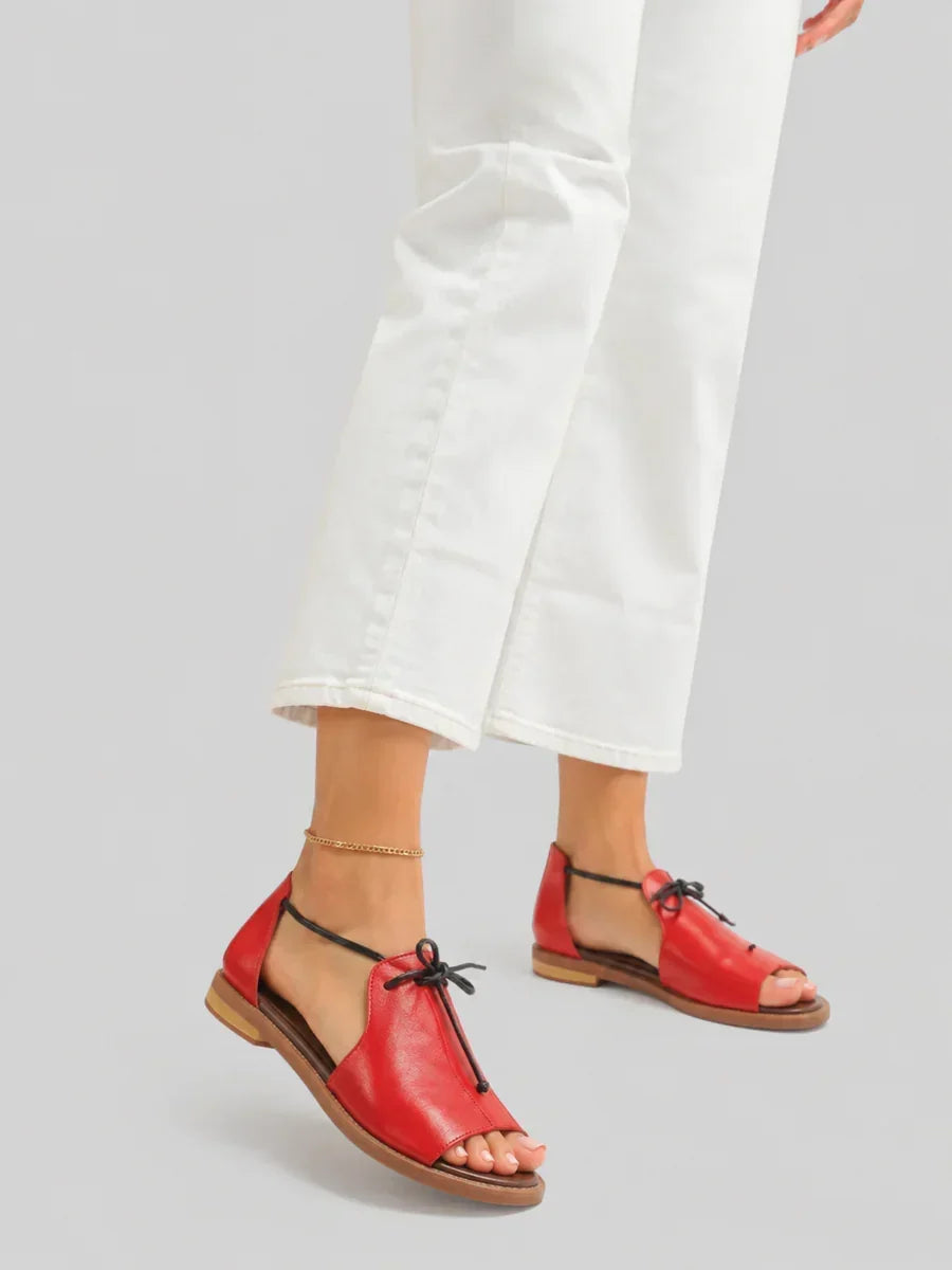 Eider | Sandalias Doradas Brillantes