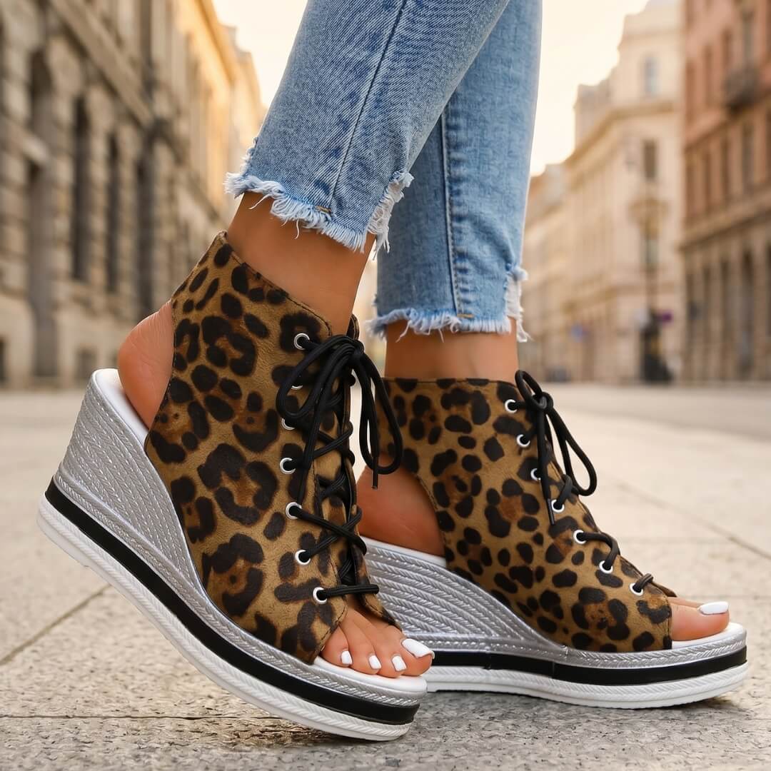 Estela | Sandalias con Cuña Elegantes