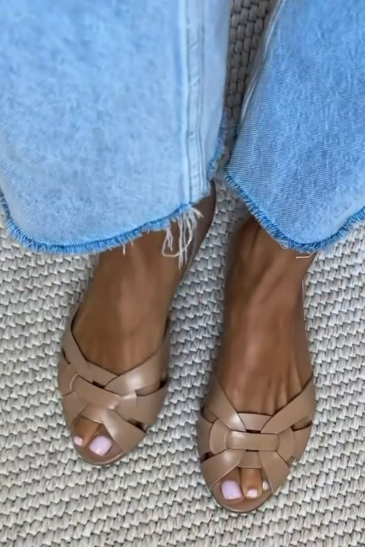 Brenda | Sandalias Trenzadas Naturales