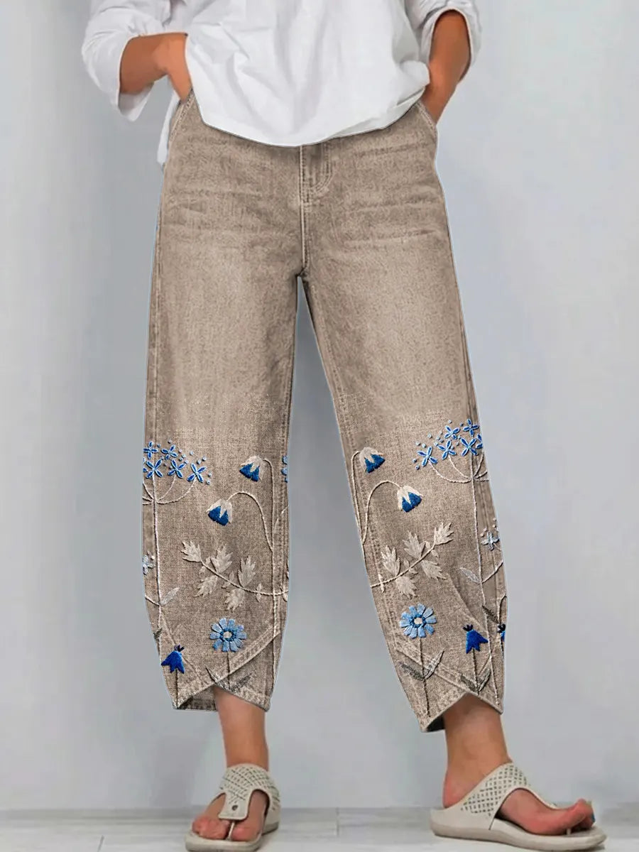 Casiana | Pantalones de Diario Bordados