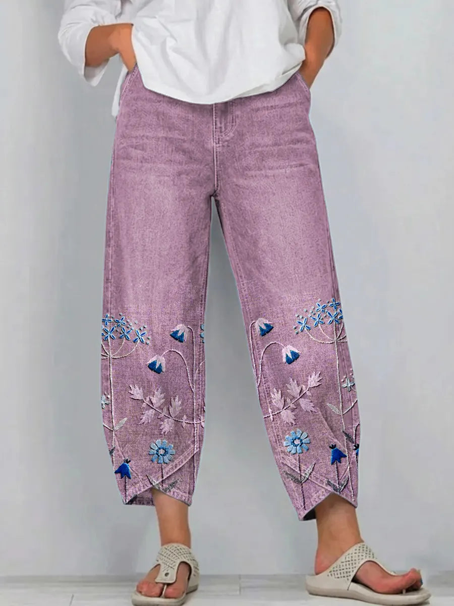 Casiana | Pantalones de Diario Bordados