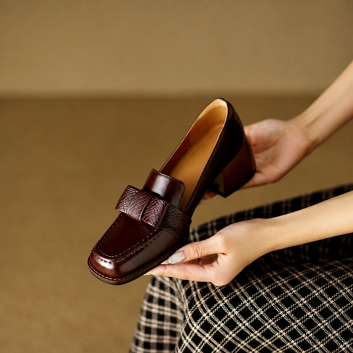 Olivia | Mocasines con Nudo