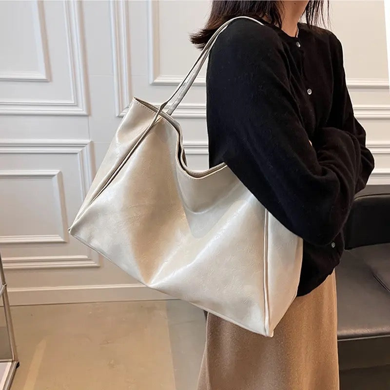 Nicolasa | Bolso de Piel Brillante