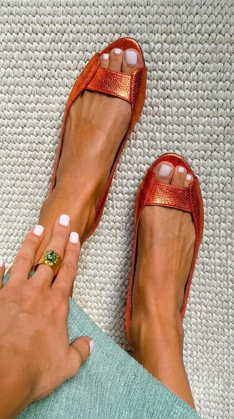 Cristal | Sandalias Doradas Cómodas