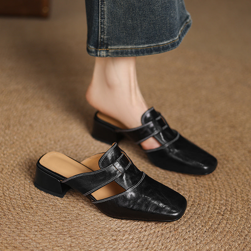 Alma | Mules de Piel Atemporales