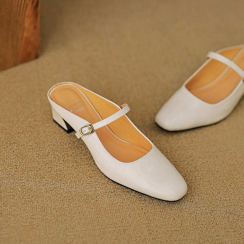 Lourdes | Mules Merceditas de Piel