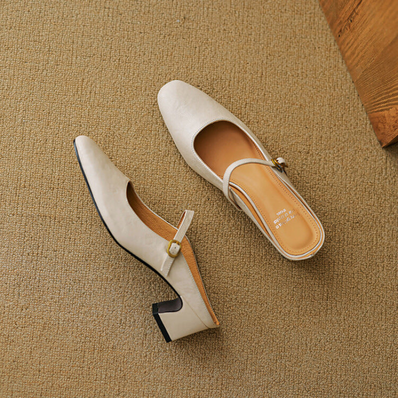 Lourdes | Mules Merceditas de Piel