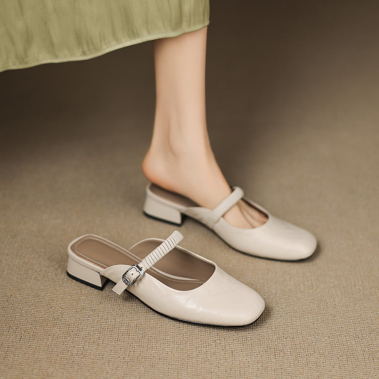 Olga | Mules Merceditas Redondos
