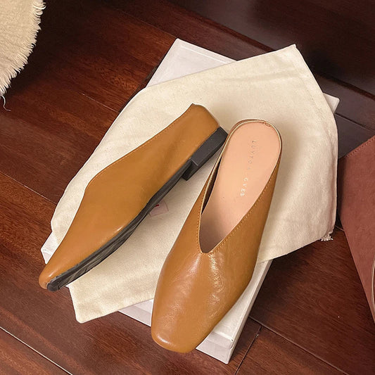 Valentina | Mules Metalizados Elegantes