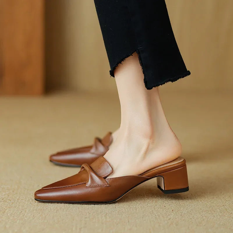 Judith | Mules con Lazo y Tacón