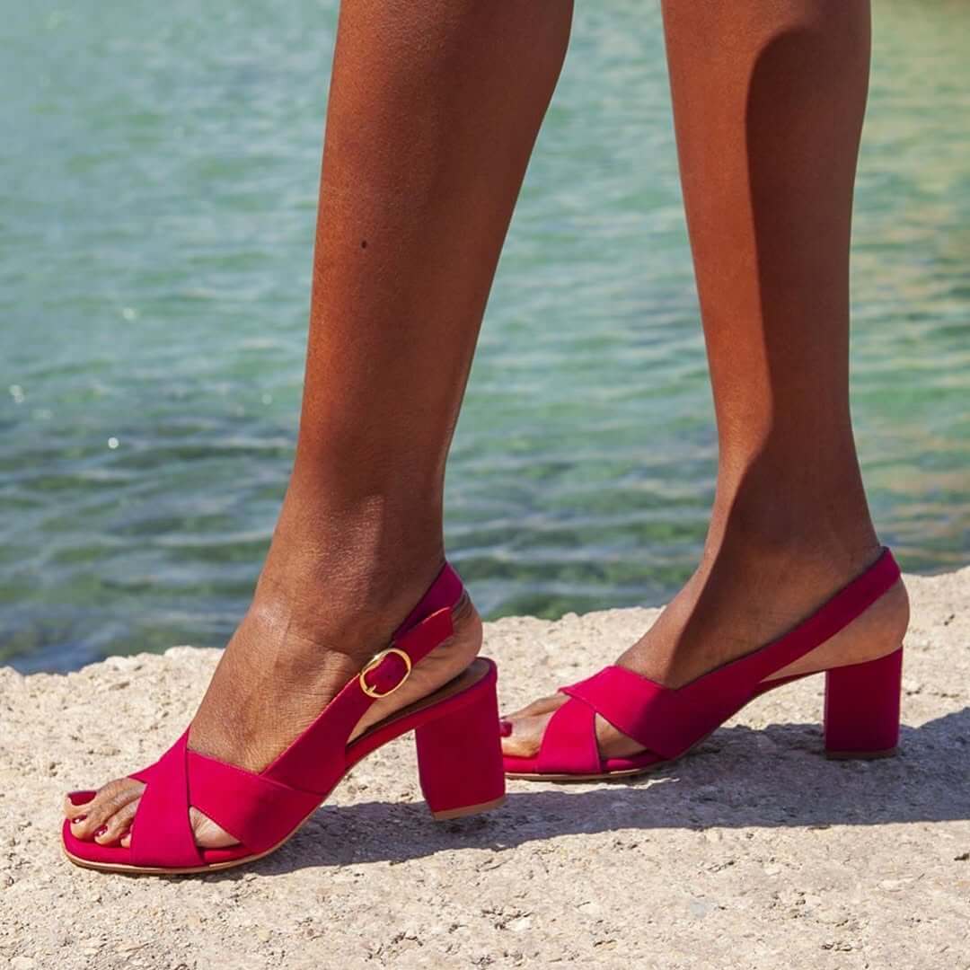 Débora | Sandalias Azules de Verano