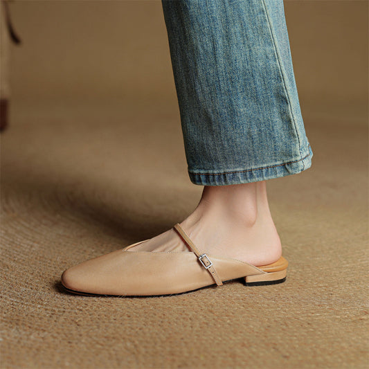 Almudena | Mules con Escote en V