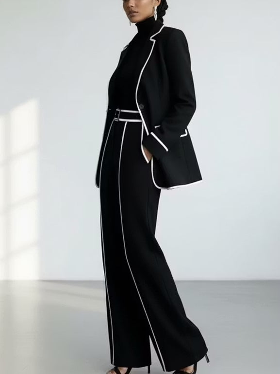 Claudia | Conjunto de Chaqueta y Pantalón Ancho
