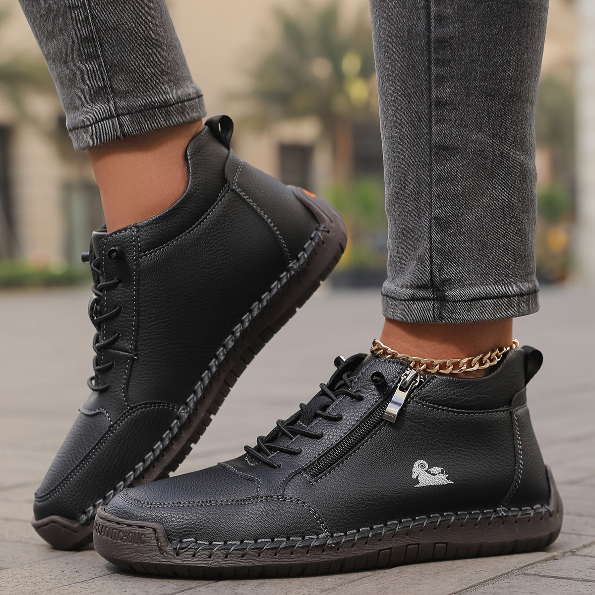 Nélida | Zapatos Cómodos con Cremallera