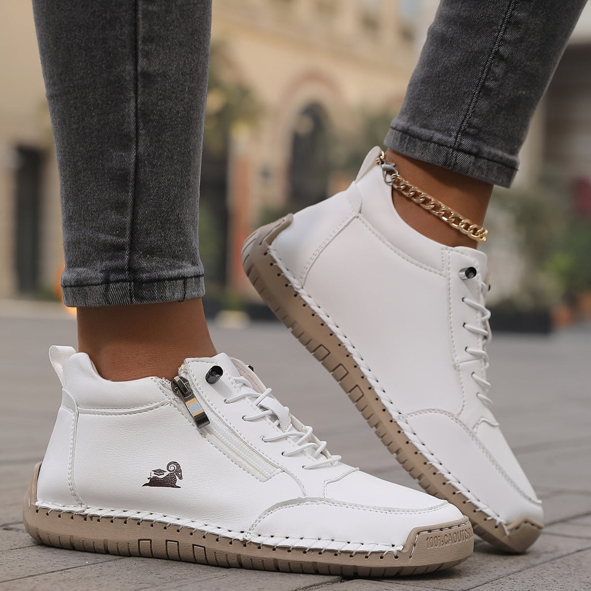 Nélida | Zapatos Cómodos con Cremallera