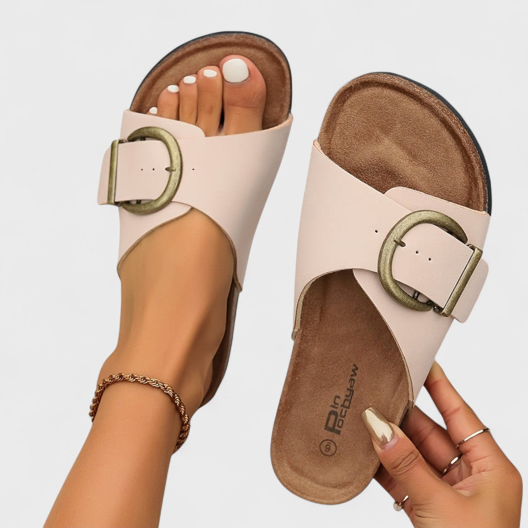 Celeste | Sandalias de Pala Cómodas