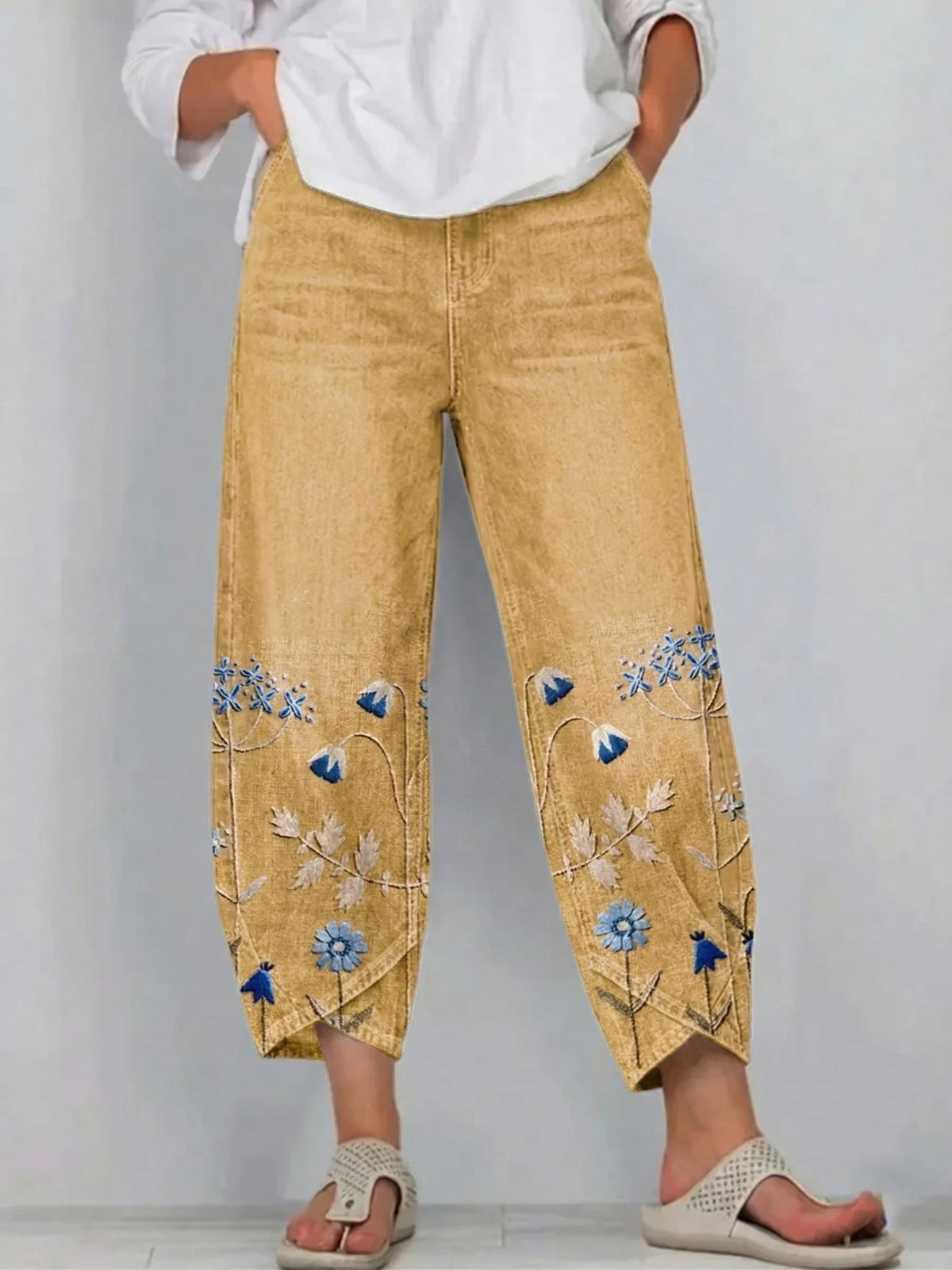 Casiana | Pantalones de Diario Bordados