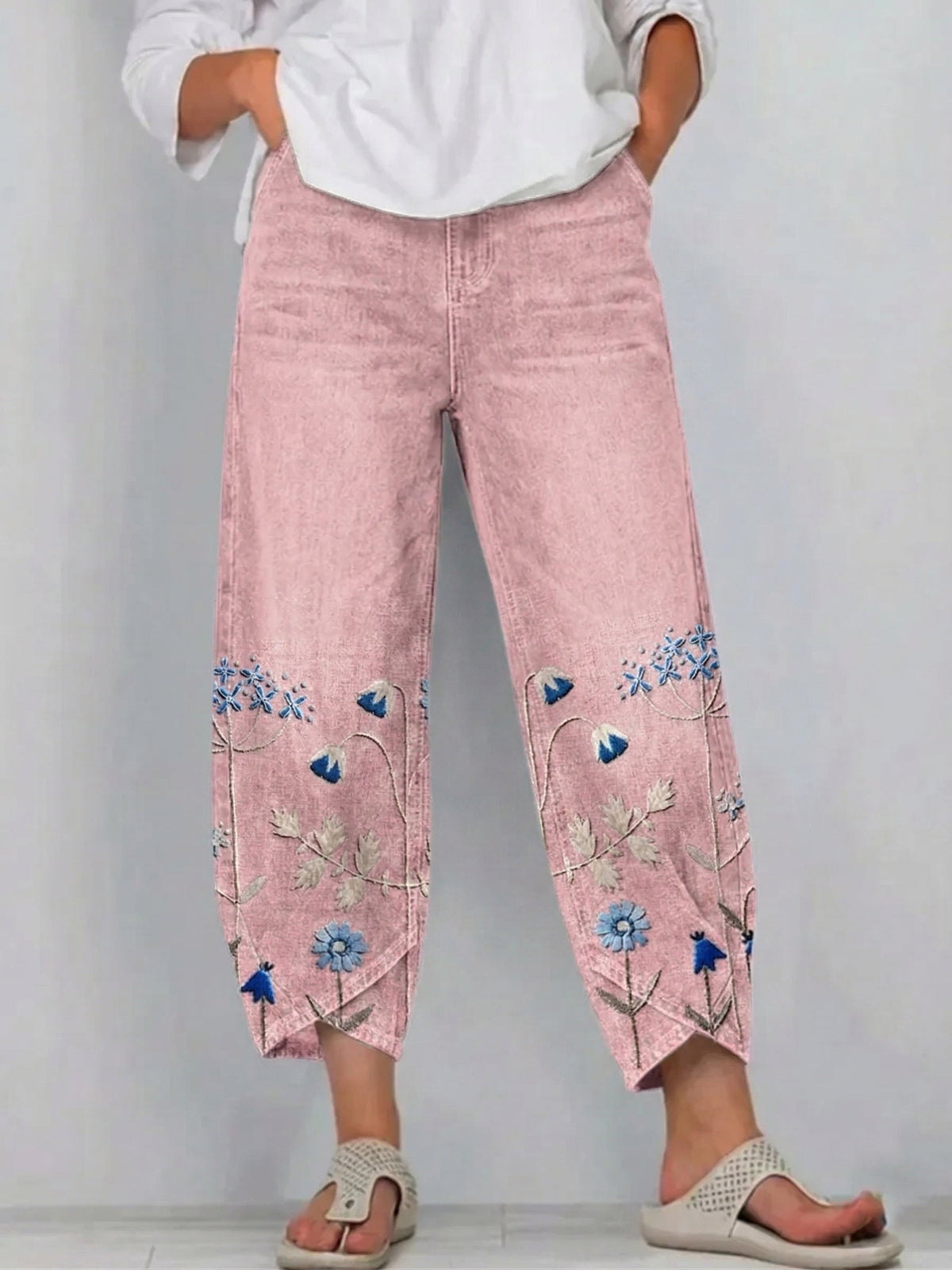 Casiana | Pantalones de Diario Bordados