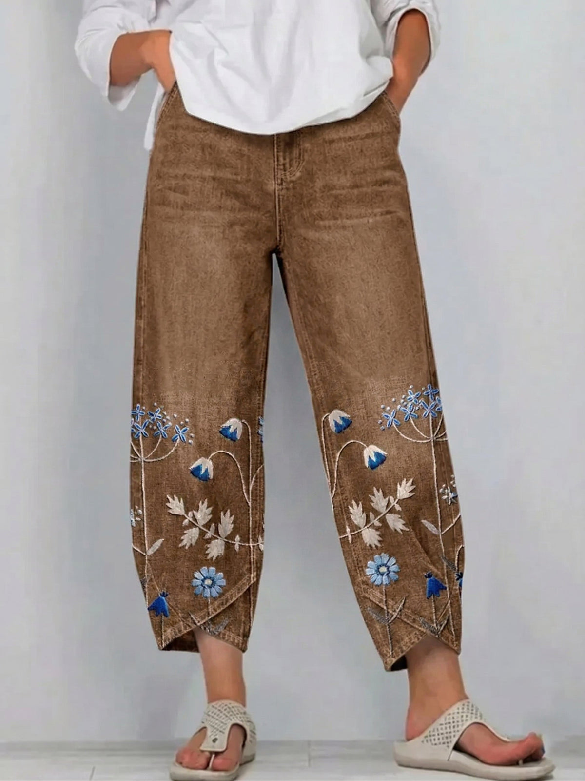 Casiana | Pantalones de Diario Bordados