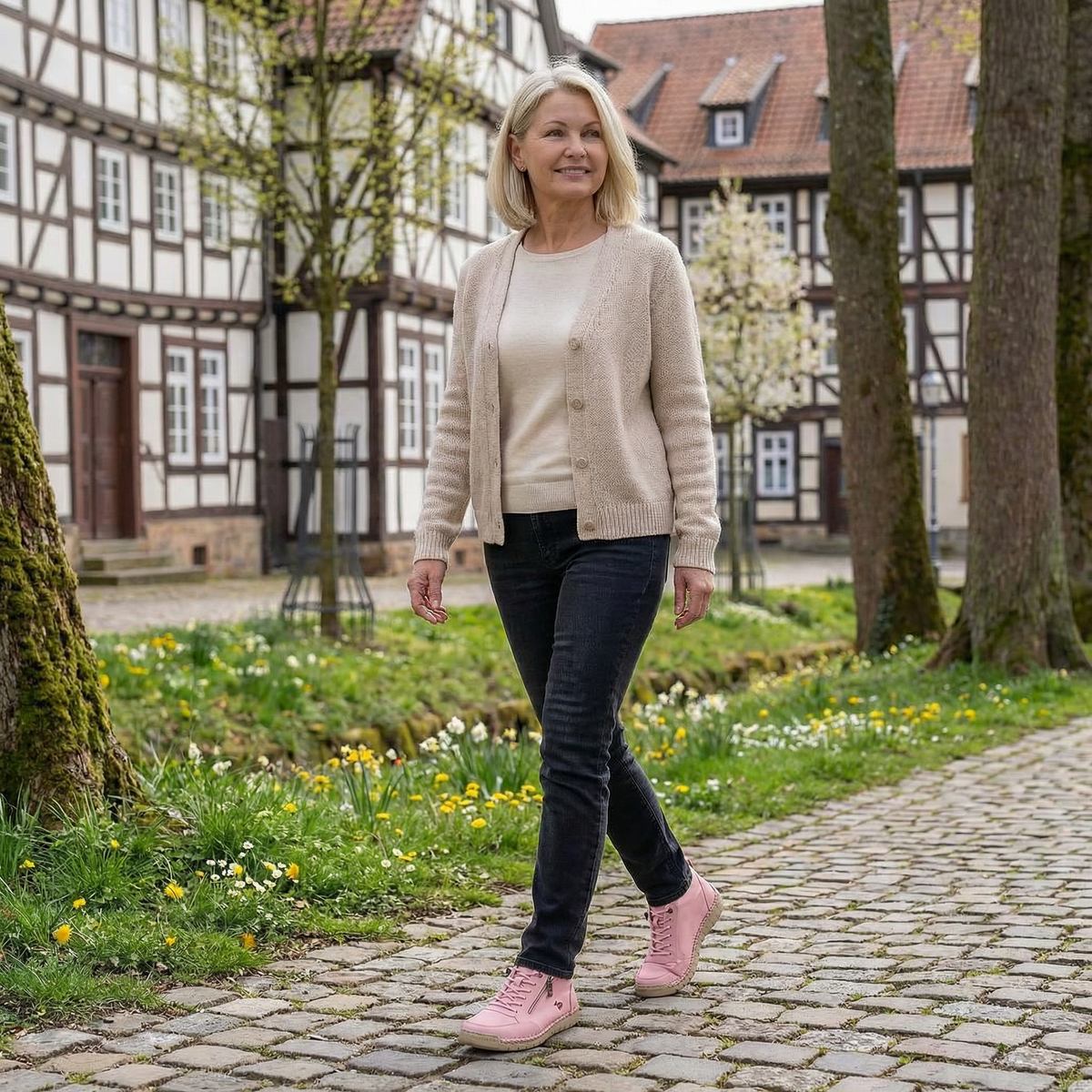 Nélida | Zapatos Cómodos con Cremallera