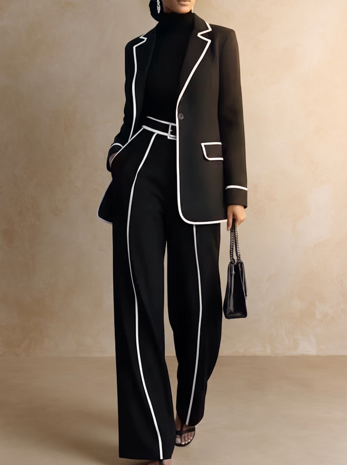 Claudia | Conjunto de Chaqueta y Pantalón Ancho