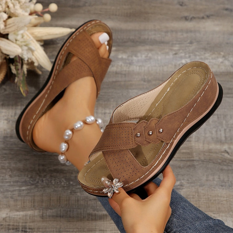 Eulalia | Sandalias de Cuña Cómodas