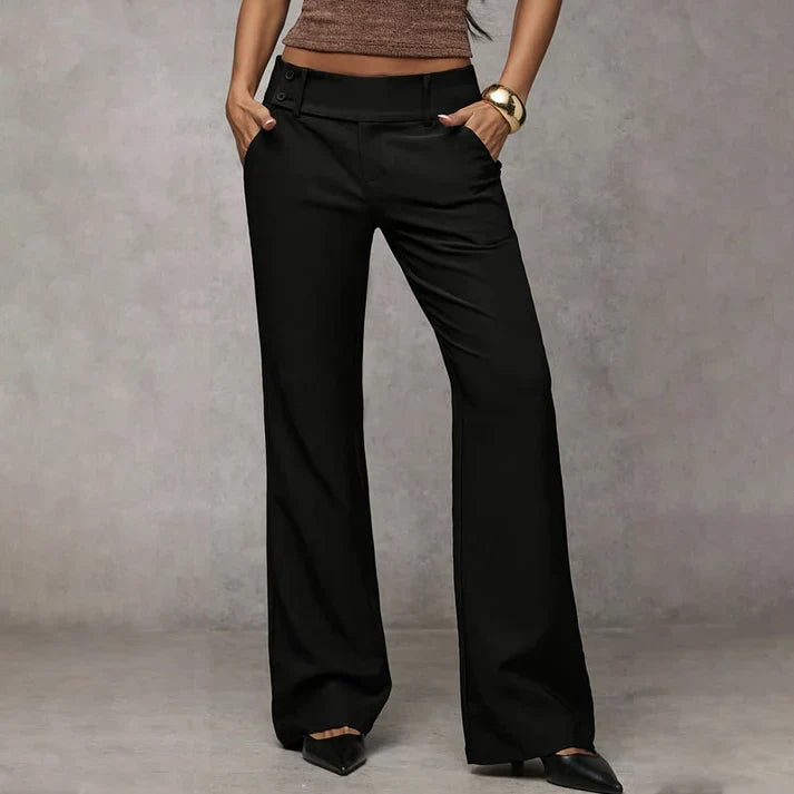 Sinforiana | Pantalón Elegante de Pierna Ancha