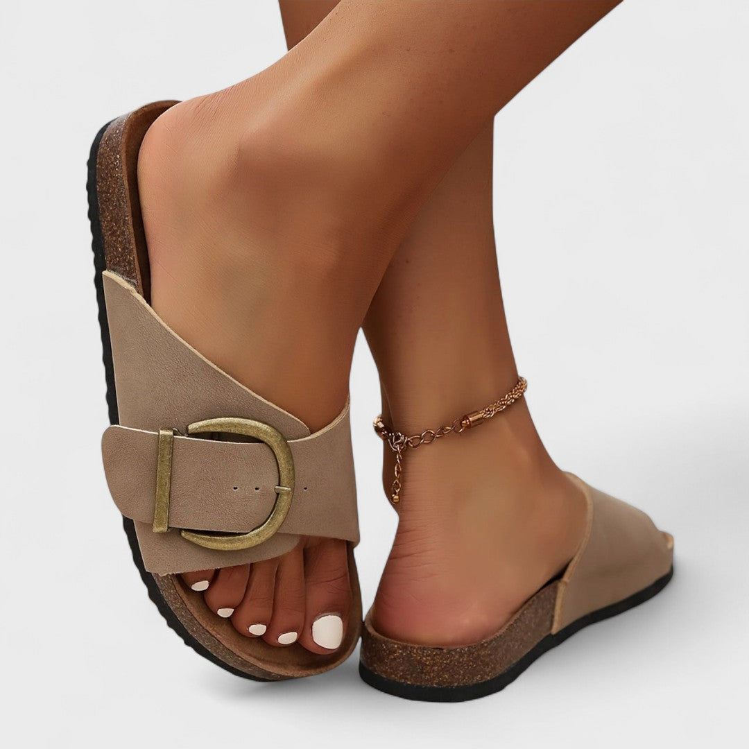 Celeste | Sandalias de Pala Cómodas