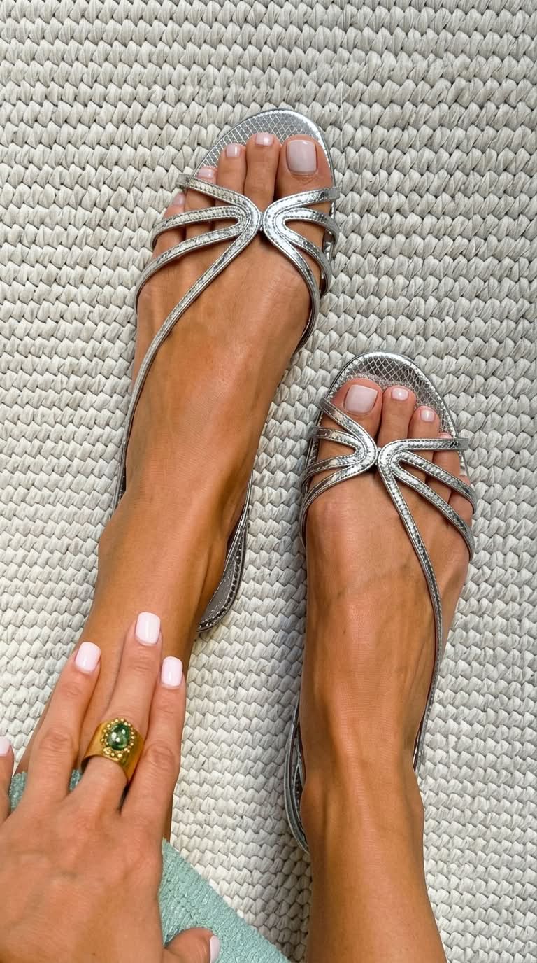 Idoya | Sandalias Doradas Clásicas
