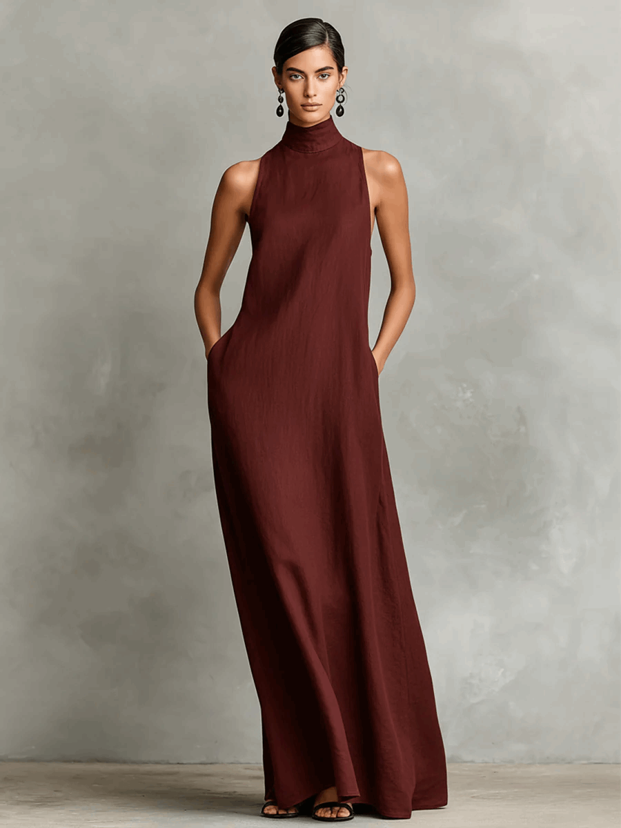 Fidela | Vestido Fluido de Estilo Cruzado
