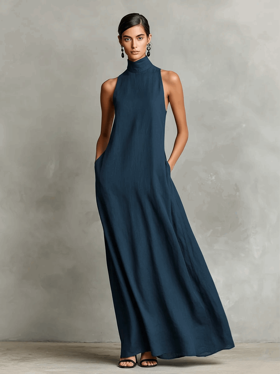 Fidela | Vestido Fluido de Estilo Cruzado