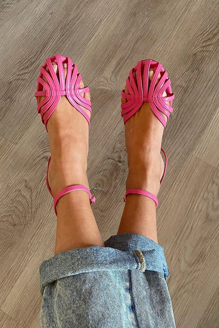 Anselma | Sandalias con Joyas Doradas