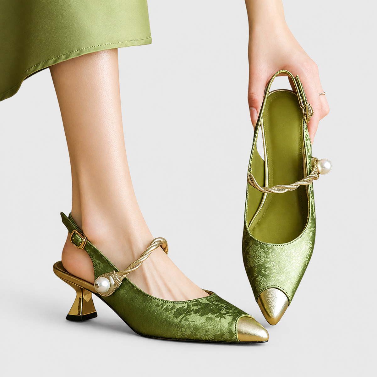 Valeria | Zapatos de Tacón Ancho