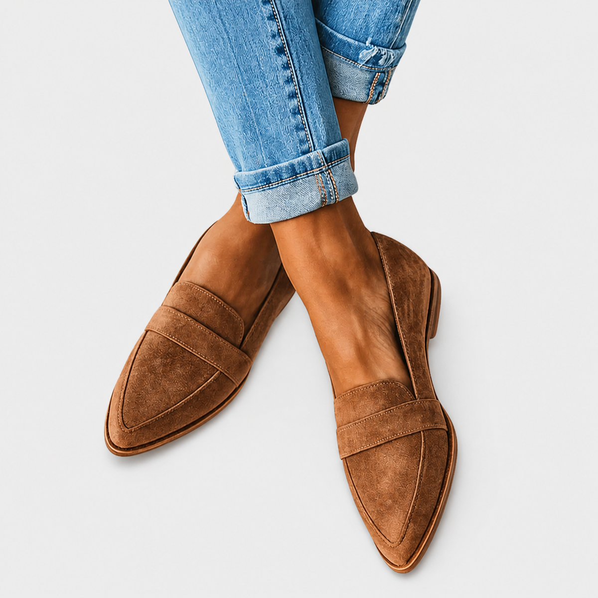 Zoe | Zapatillas de Casa de Ante