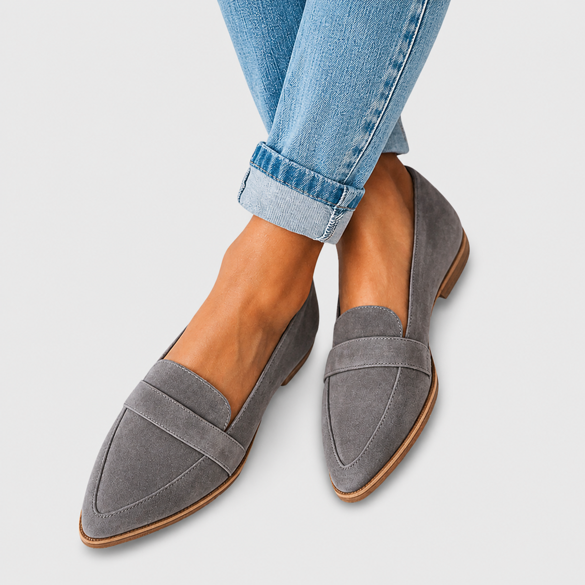 Zoe | Zapatillas de Casa de Ante