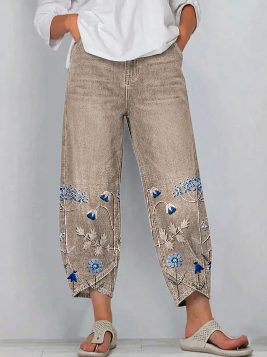 Casiana | Pantalones de Diario Bordados