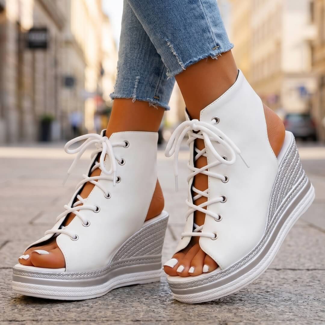 Estela | Sandalias con Cuña Elegantes