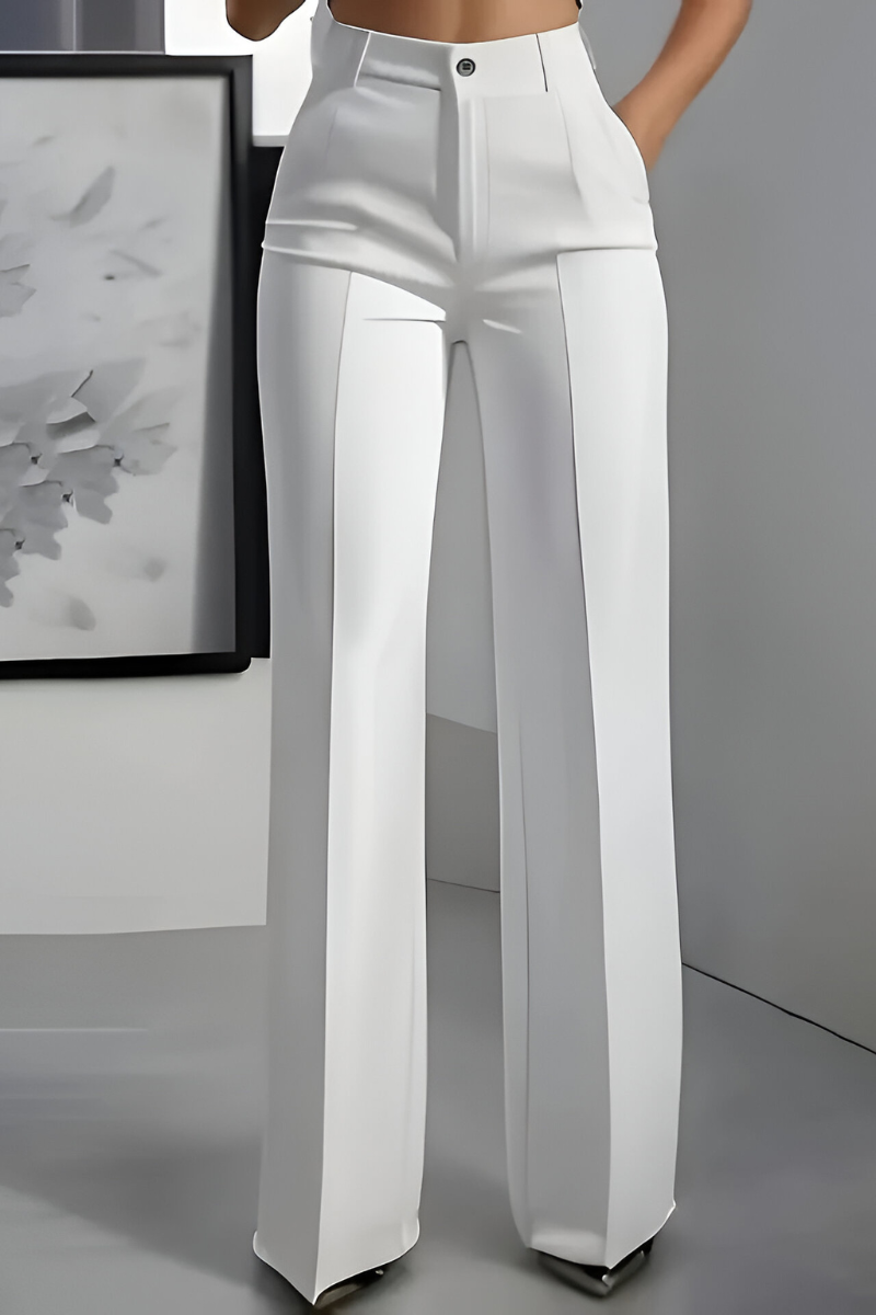 Eleonora | Pantalones Elegantes de Tiro Alto