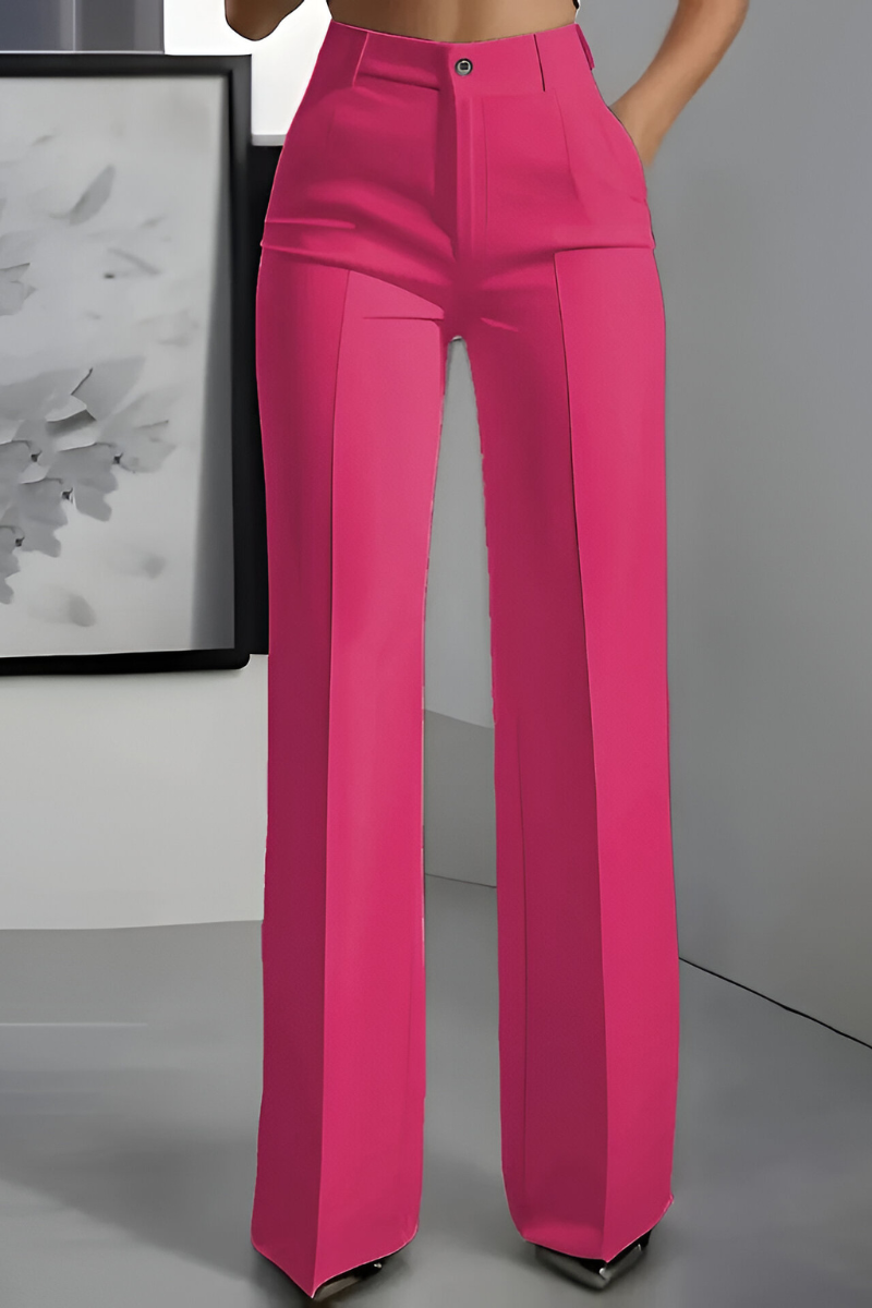 Eleonora | Pantalones Elegantes de Tiro Alto