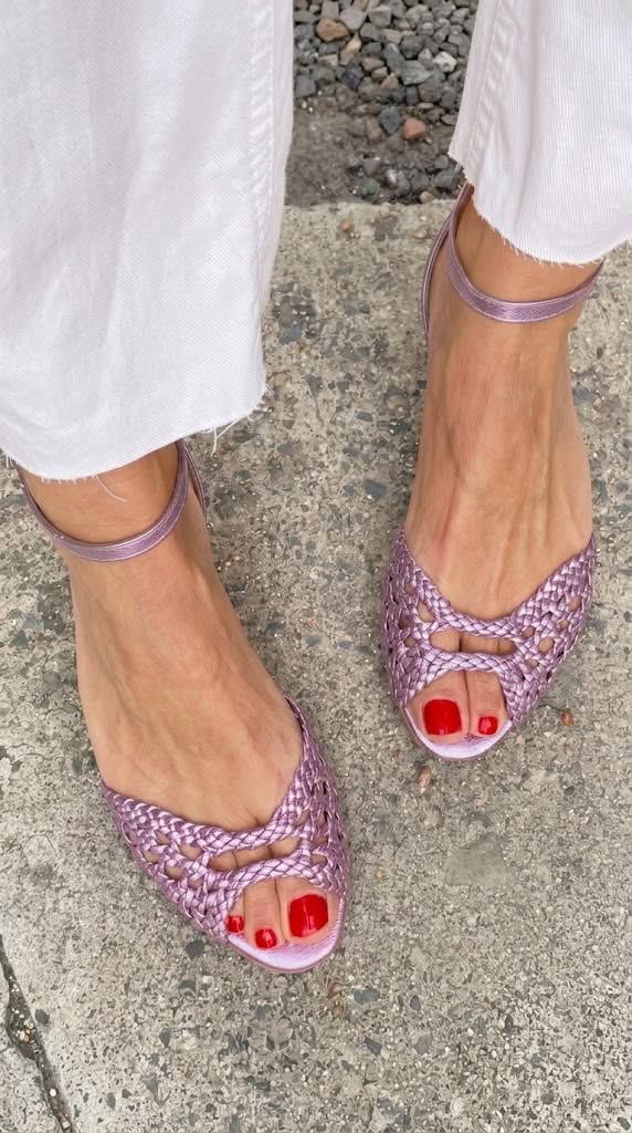 Cornelia | Sandalias Trenzadas Doradas